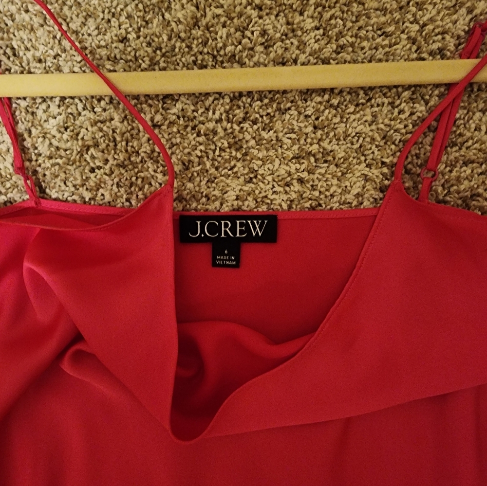 Jcrew Gywneth Slip Dress Hot Pink - Picture 4 of 7
